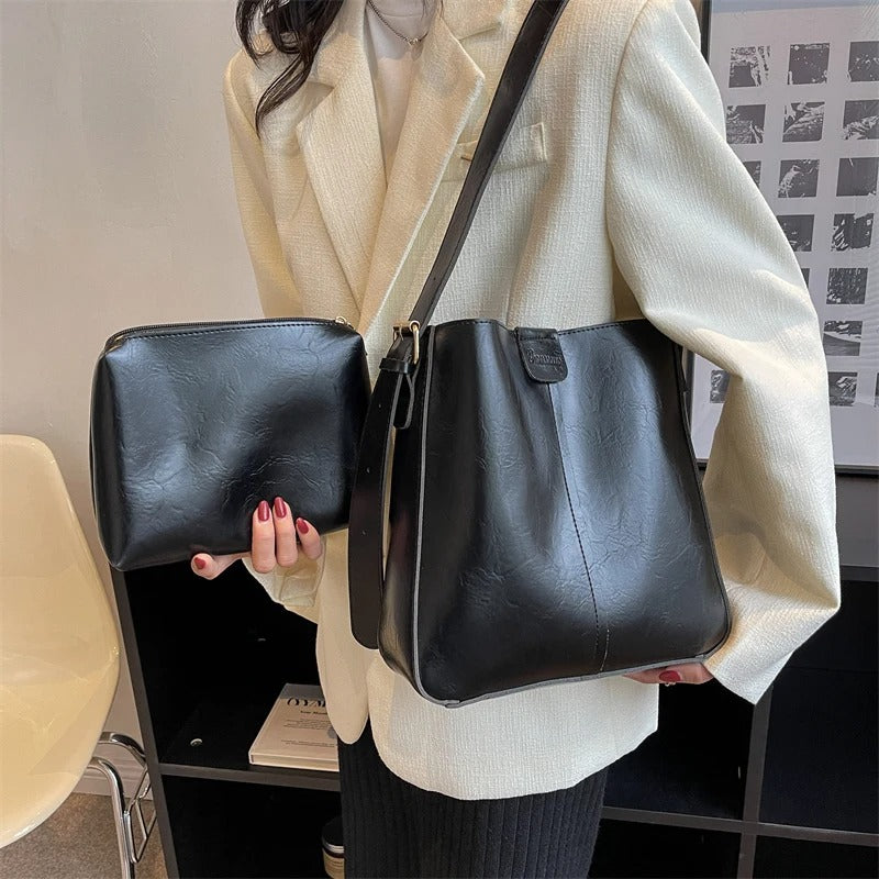 Lea - Retro Shopper Taske Sæt