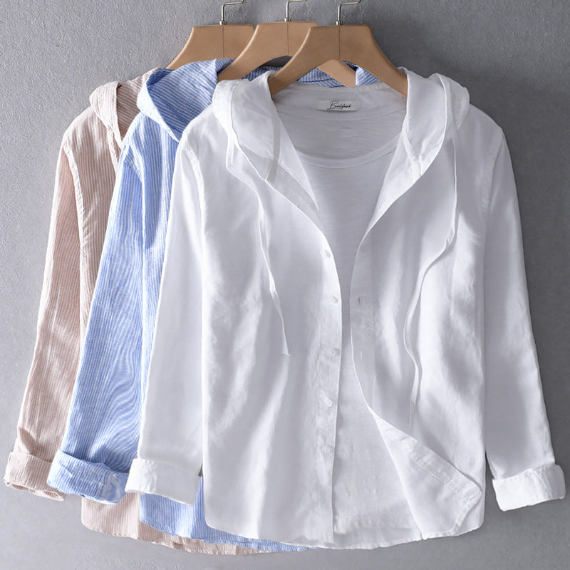 Savannah – Bluse med Hætte i Bomuld