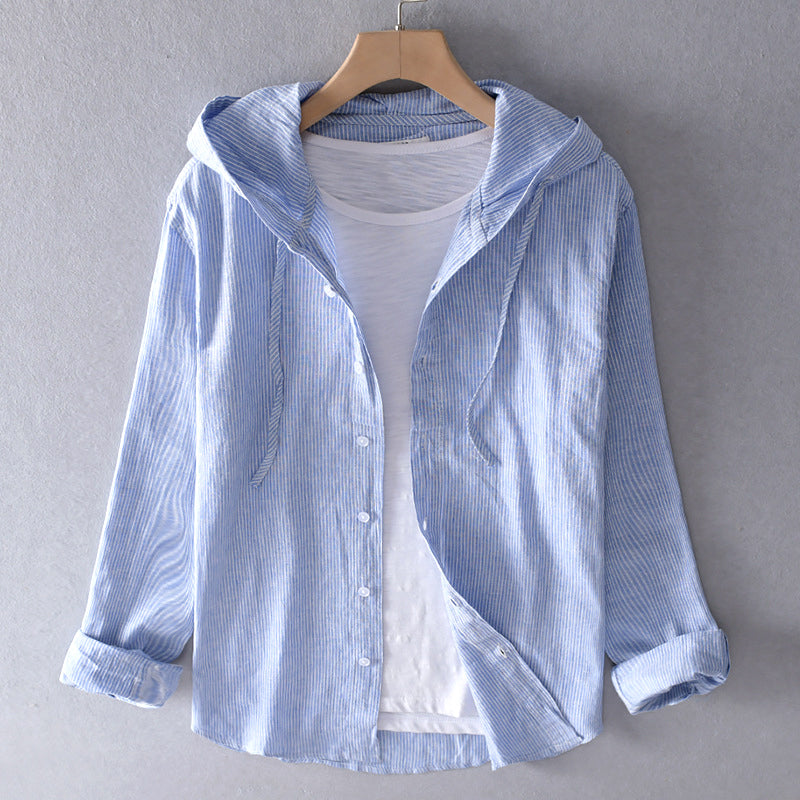 Savannah – Bluse med Hætte i Bomuld