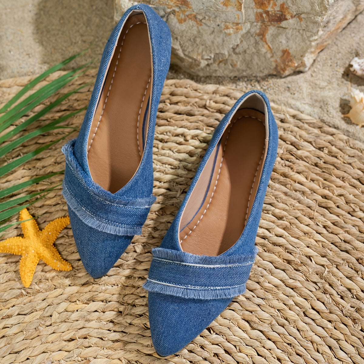 Alurea™ Denim Ballet Flat Sandal