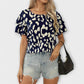 Evelyn – Afslappet bluse med rund hals