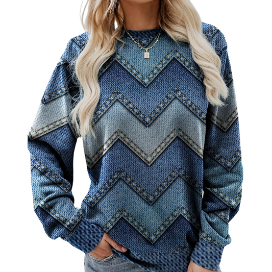 Tilde™ | Geometrisk Sweatshirt