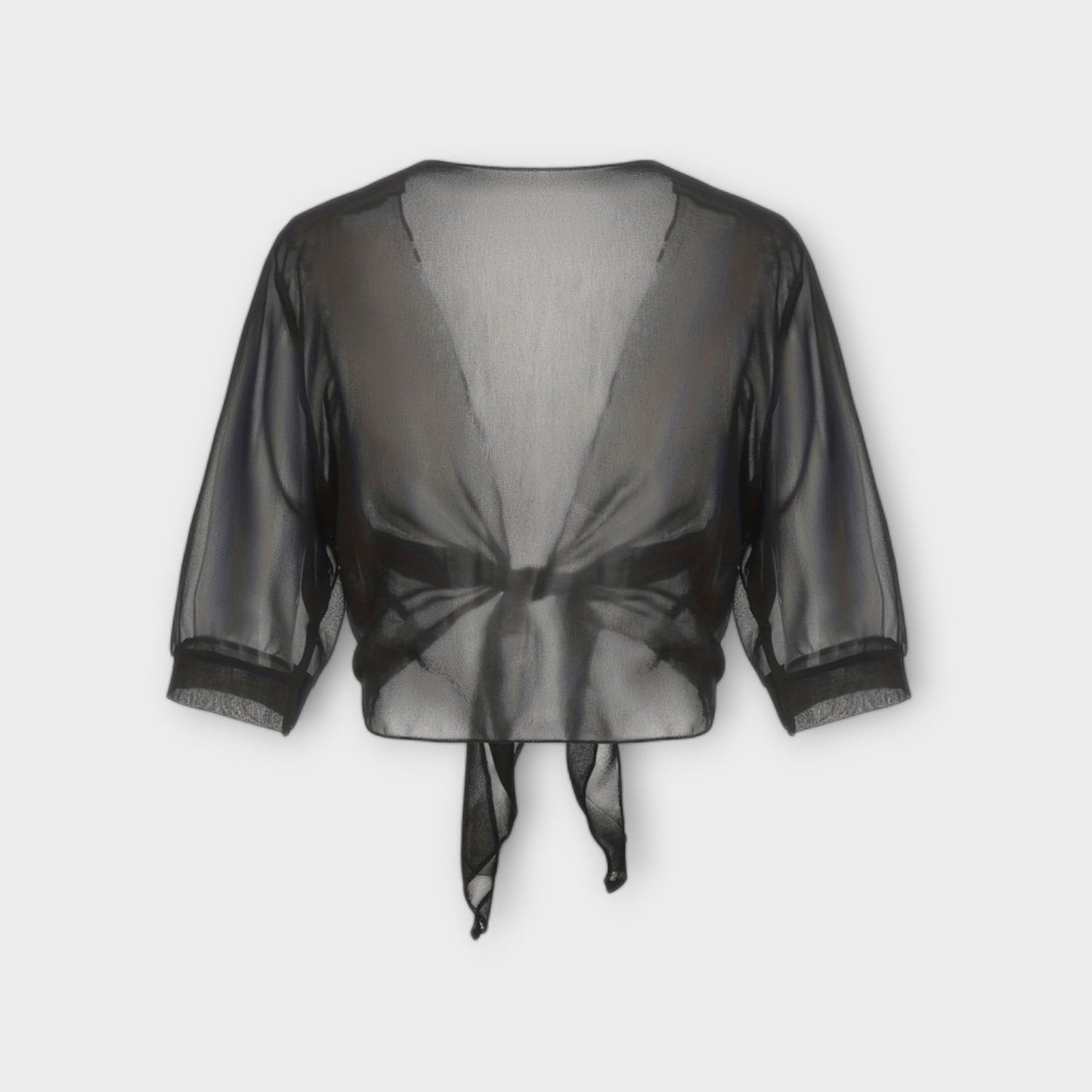 Olivia – Bluse med åben front